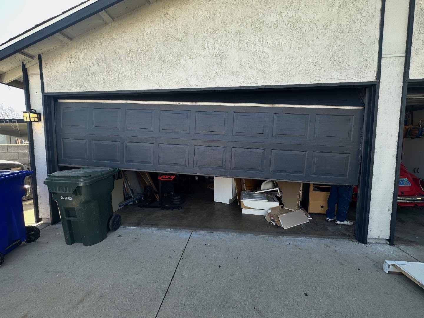 Garage Door Off Track Repair